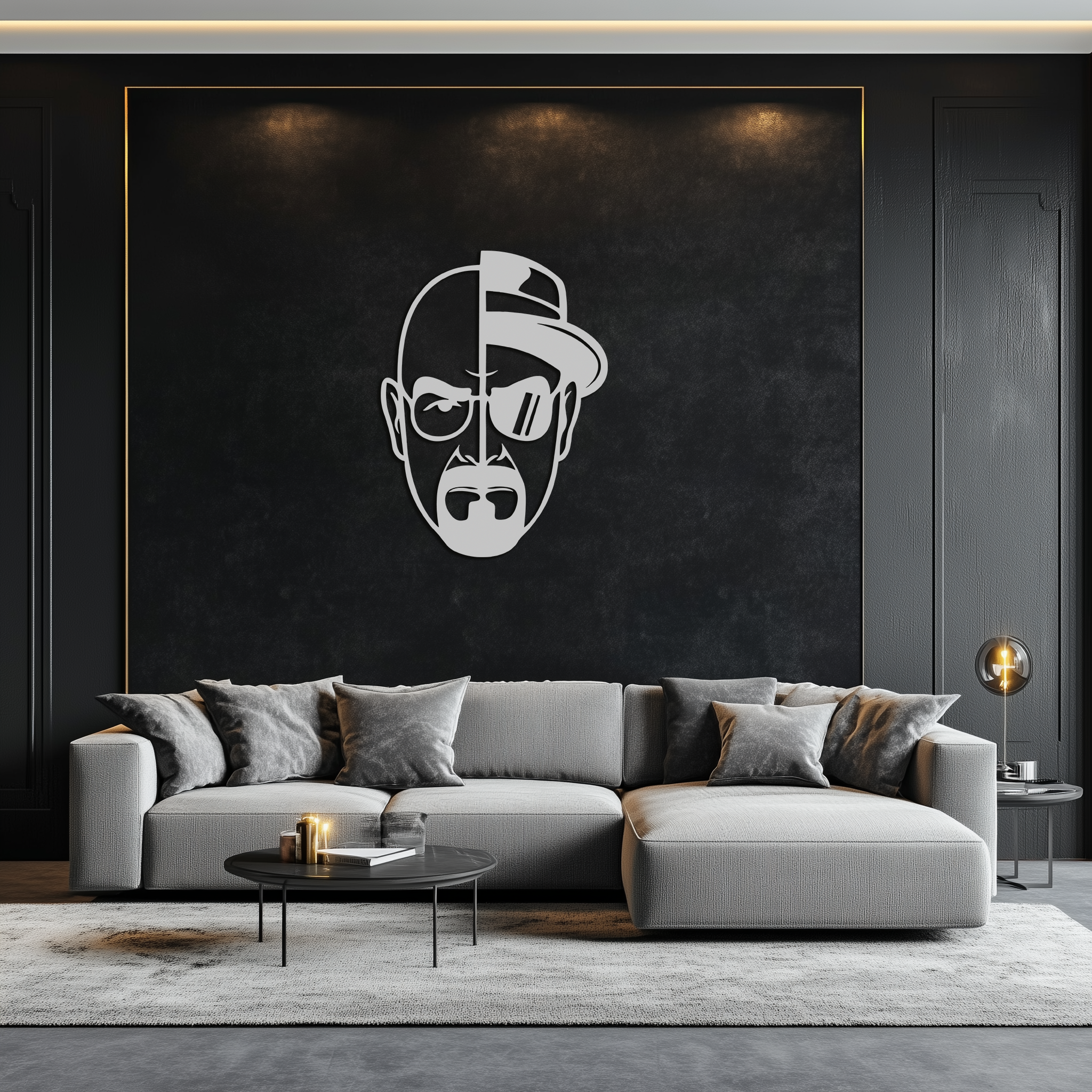 Walter White Metal Wall Art - Iconic TV Show Decor- KAF183