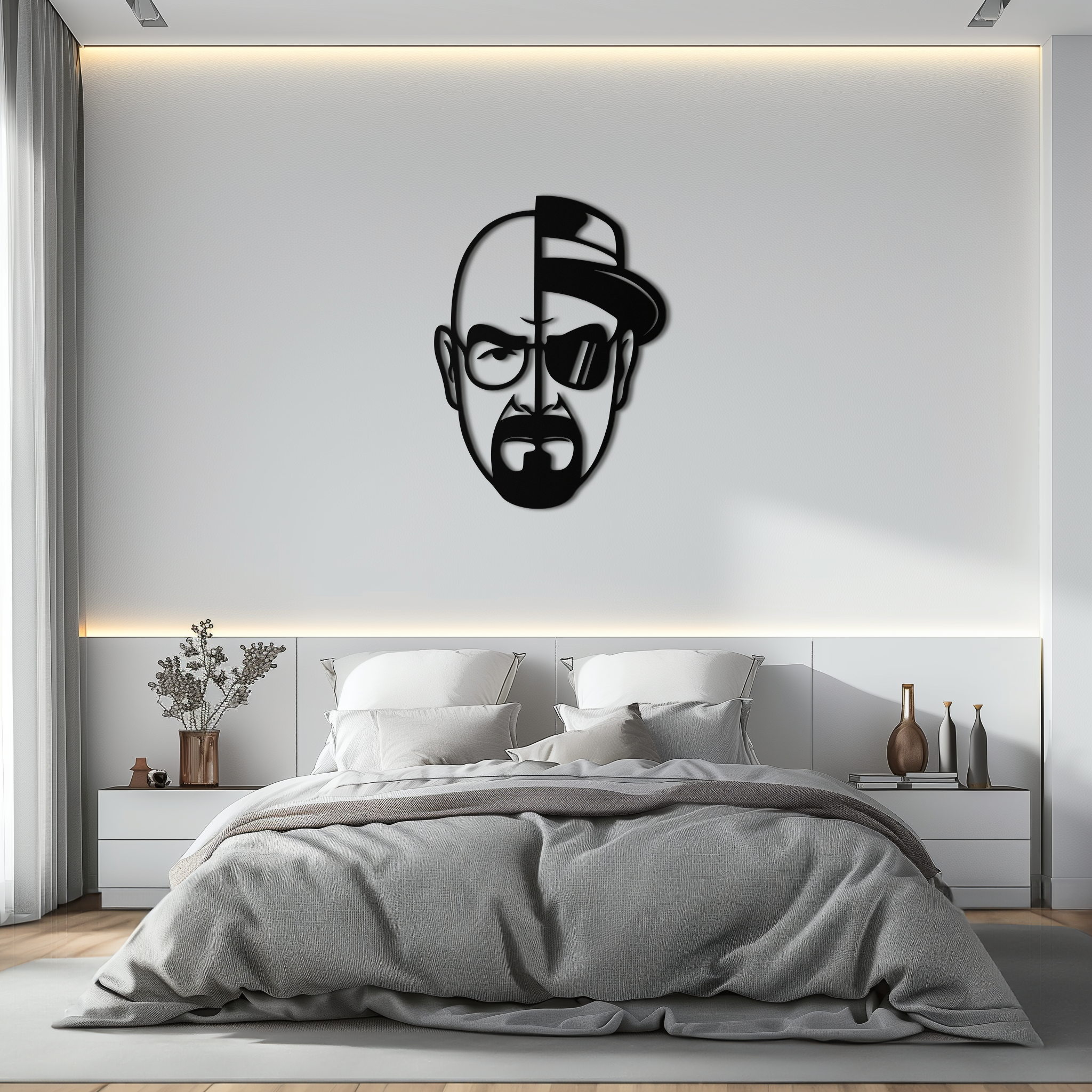 Walter White Metal Wall Art - Iconic TV Show Decor- KAF183