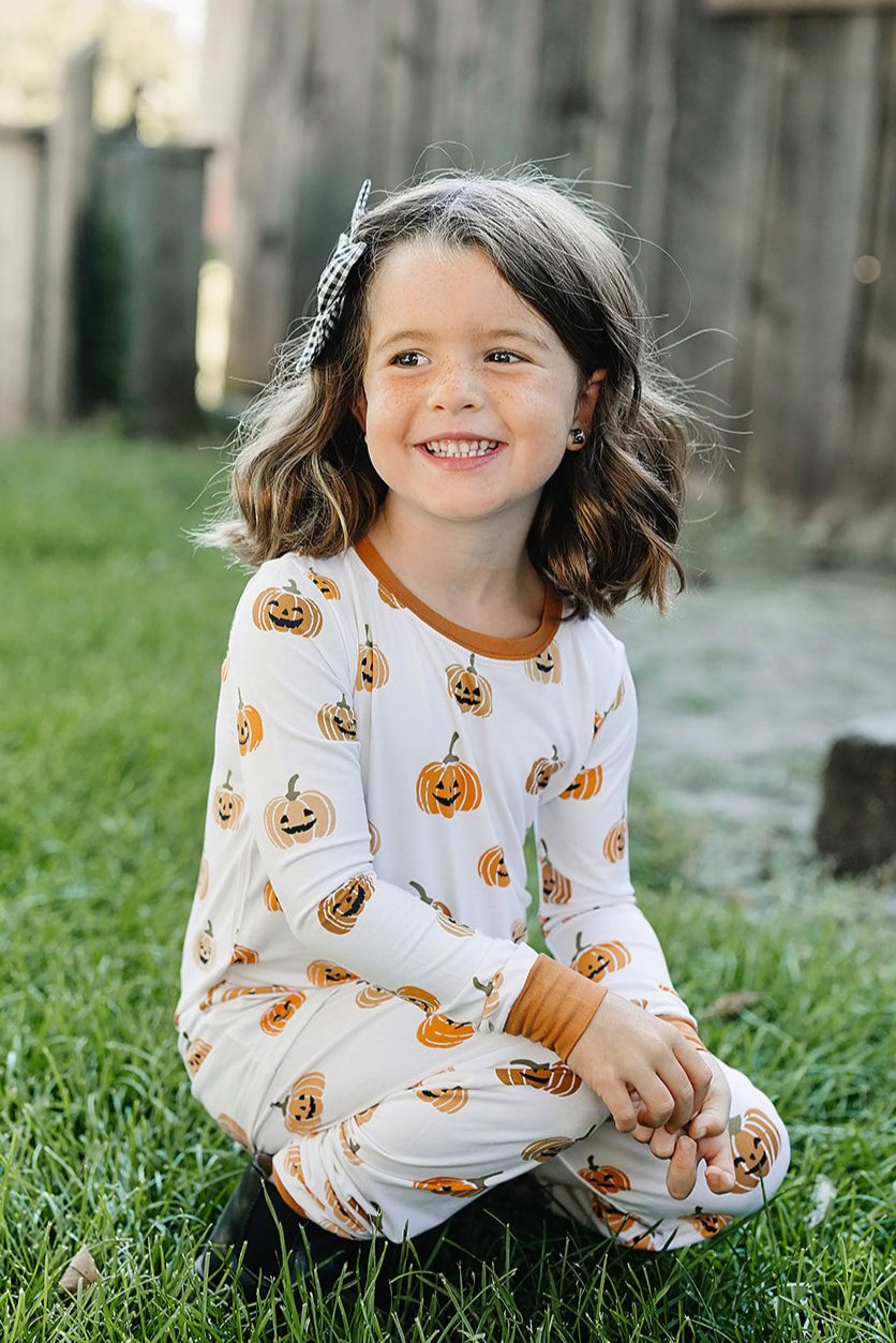 Pumpkins Bamboo Cozy Set Mebie Baby