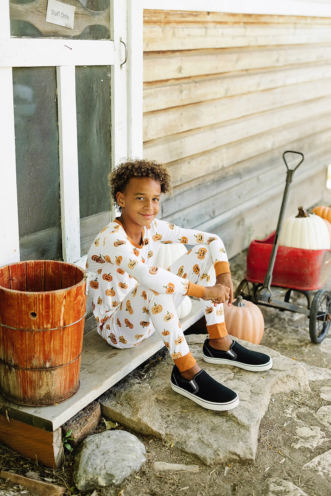 Pumpkins Bamboo Cozy Set Mebie Baby