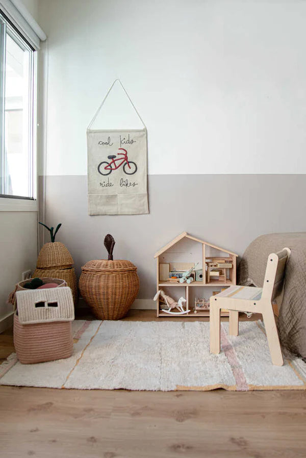KID'S CHAIR KAAROL EARTH CANVAS Little Wonder & Co