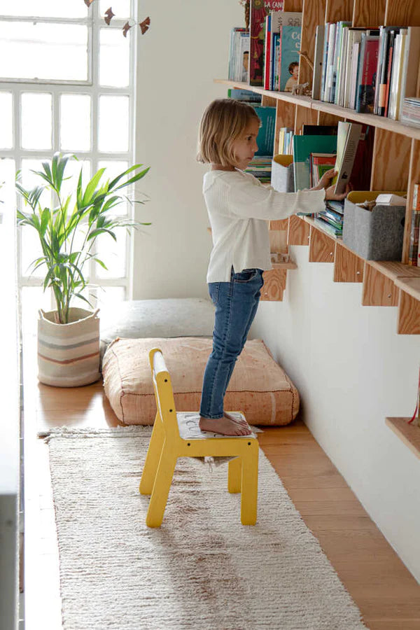 KID'S CHAIR SILLITA ABC - YELLOW Little Wonder & Co