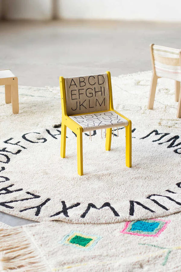 KID'S CHAIR SILLITA ABC - YELLOW Little Wonder & Co