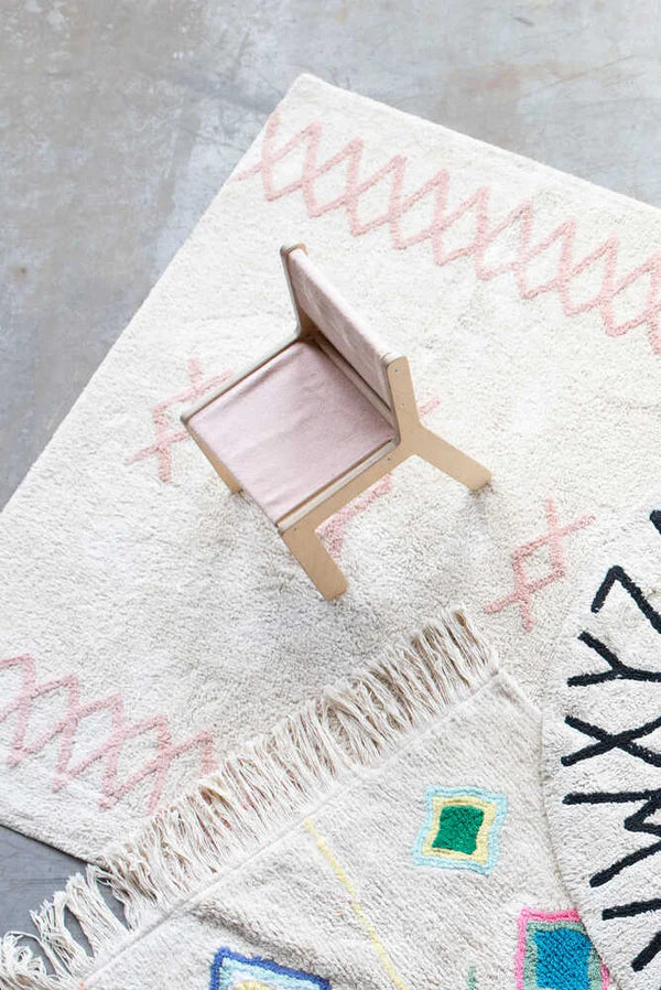 KID'S CHAIR VINTAGE NUDE CANVAS Little Wonder & Co