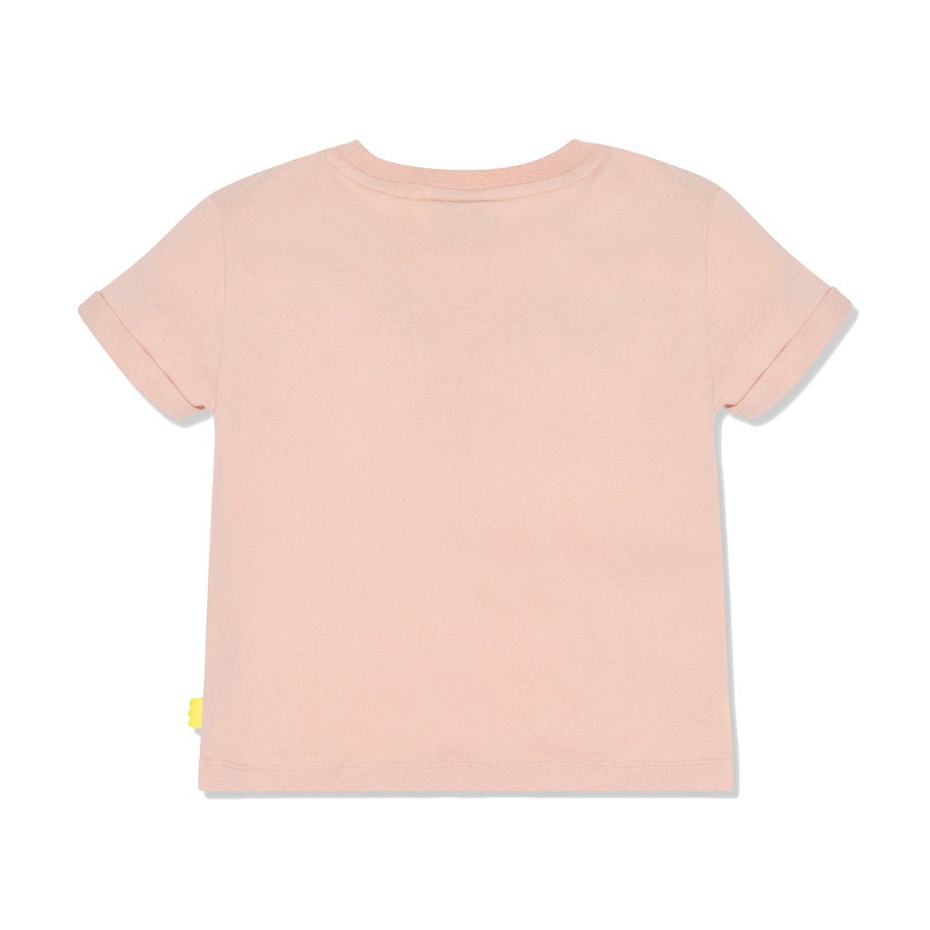 Half Eaten Apple Pink Kid T-Shirt - Chalk Pink/apple