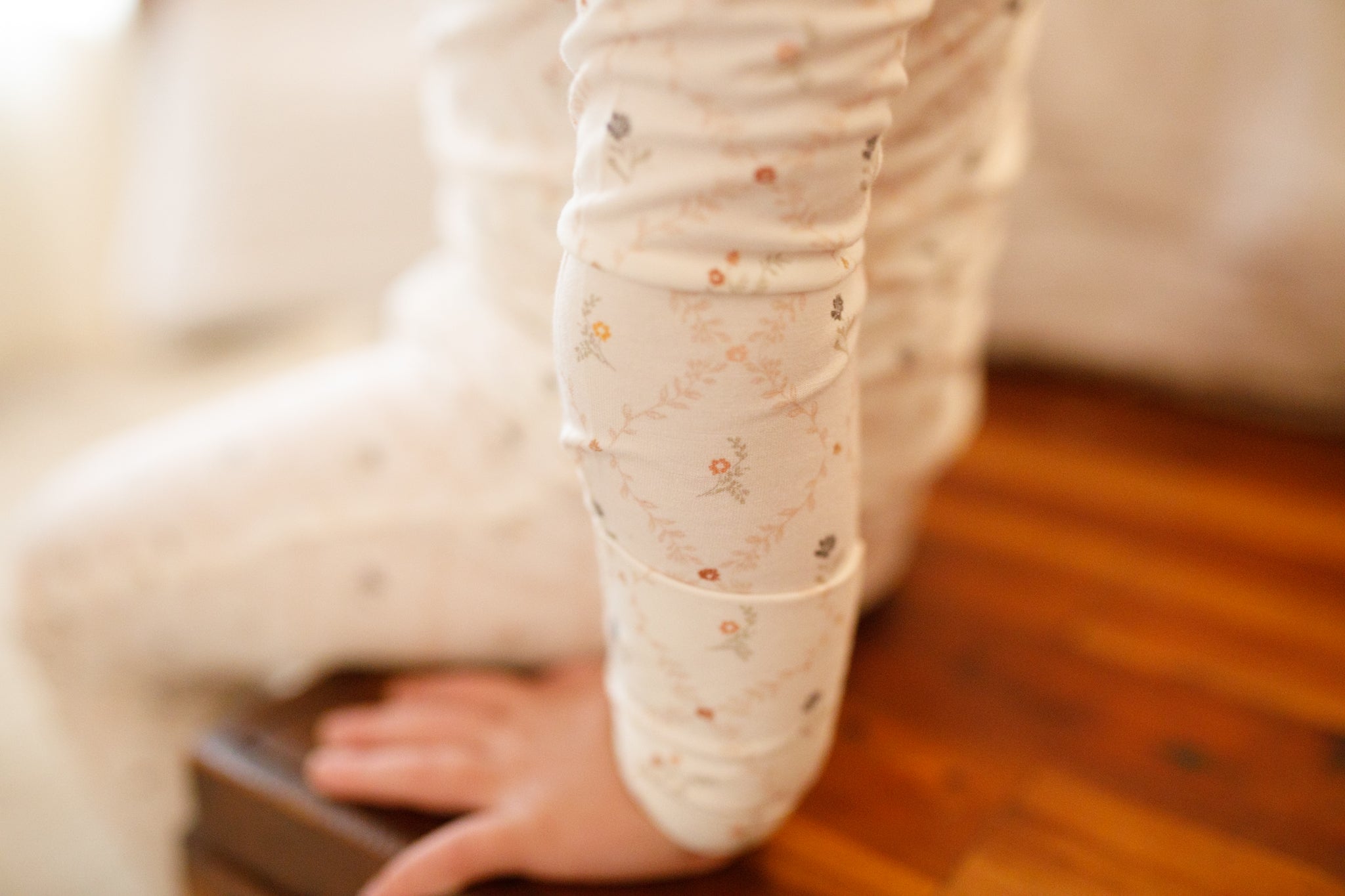 Vintage Blooms 2pc Henley Bamboo Pajamas - Sizes Newborn & Up!