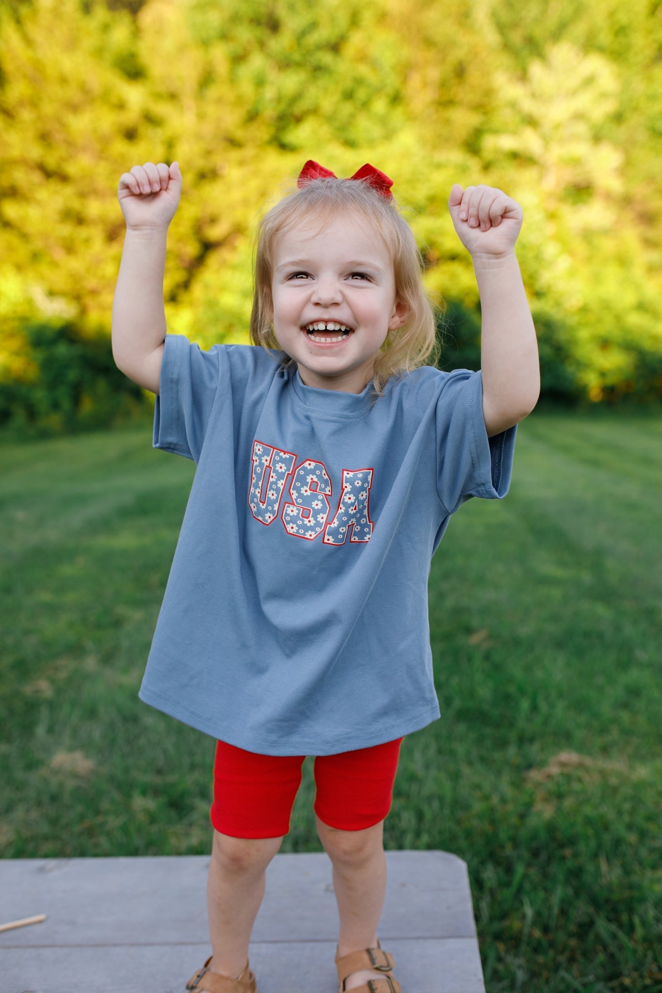 USA Daisy Oversized T-Shirt
