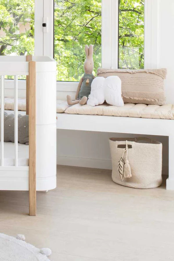 KNITTED CUSHION ANGEL WINGS Little Wonder & Co