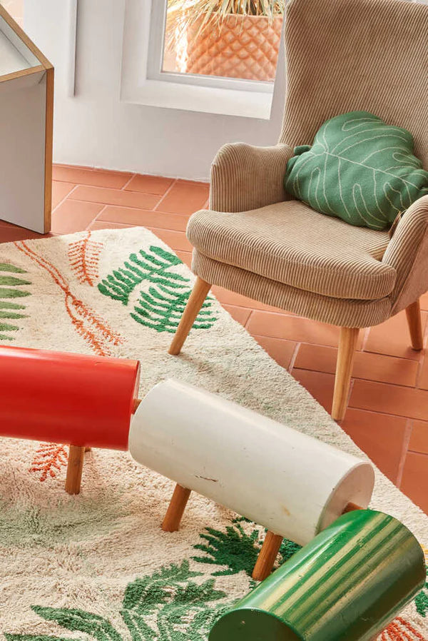 KNITTED CUSHION BABY LEAF Little Wonder & Co