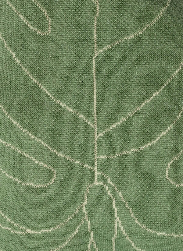 KNITTED CUSHION BABY LEAF Little Wonder & Co