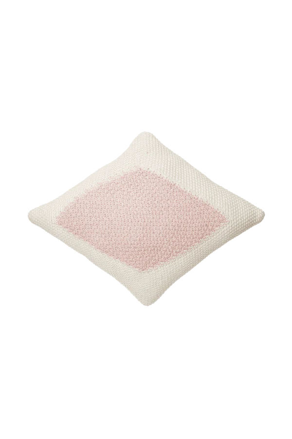 KNITTED CUSHION CANDY VANILLA - PINK Little Wonder & Co