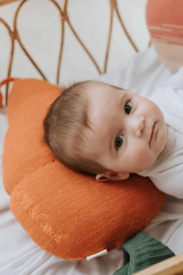 KNITTED CUSHION CATHY THE CARROT Little Wonder & Co