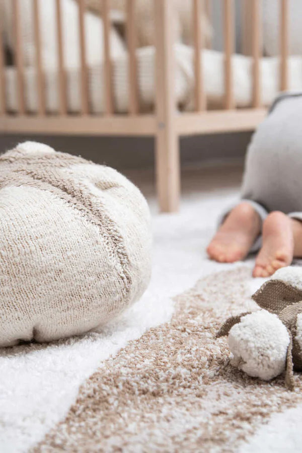 KNITTED CUSHION COTTON BOLL Little Wonder & Co