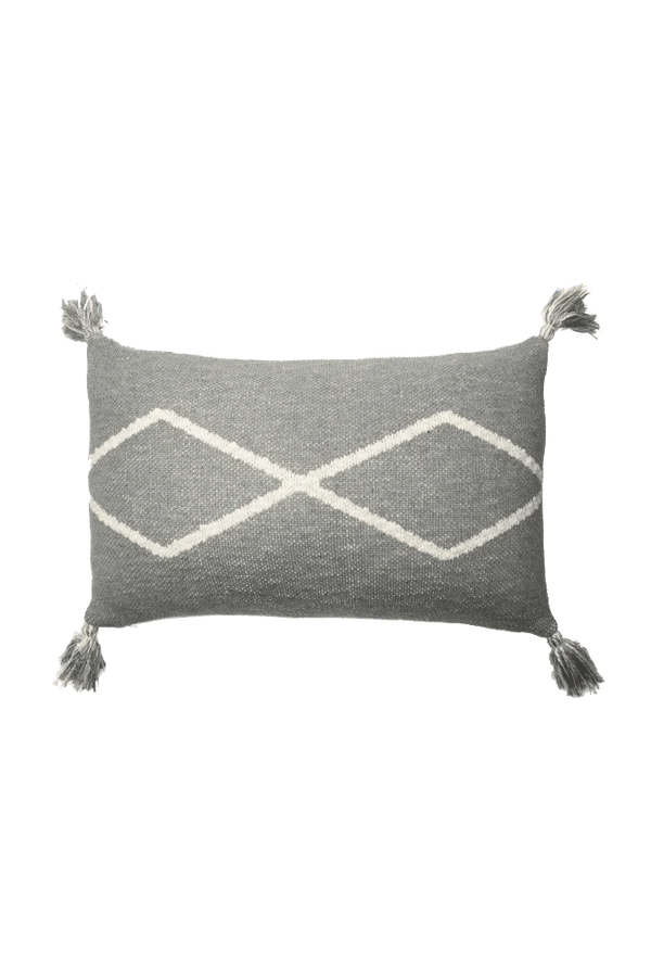 KNITTED CUSHION OASIS GREY Little Wonder & Co