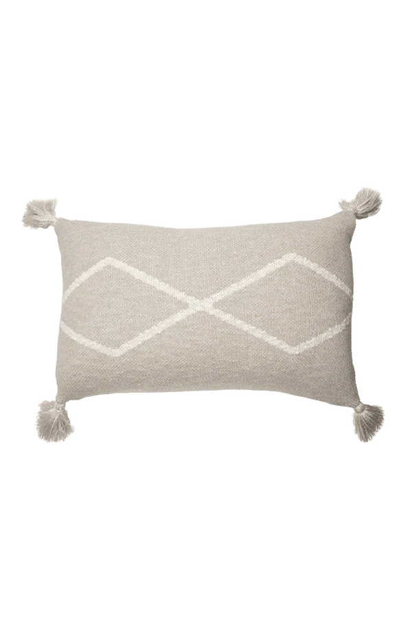 KNITTED CUSHION OASIS SOFT LINEN Little Wonder & Co
