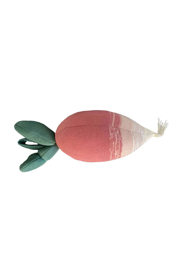 KNITTED CUSHION RAMONA THE RADISH Little Wonder & Co