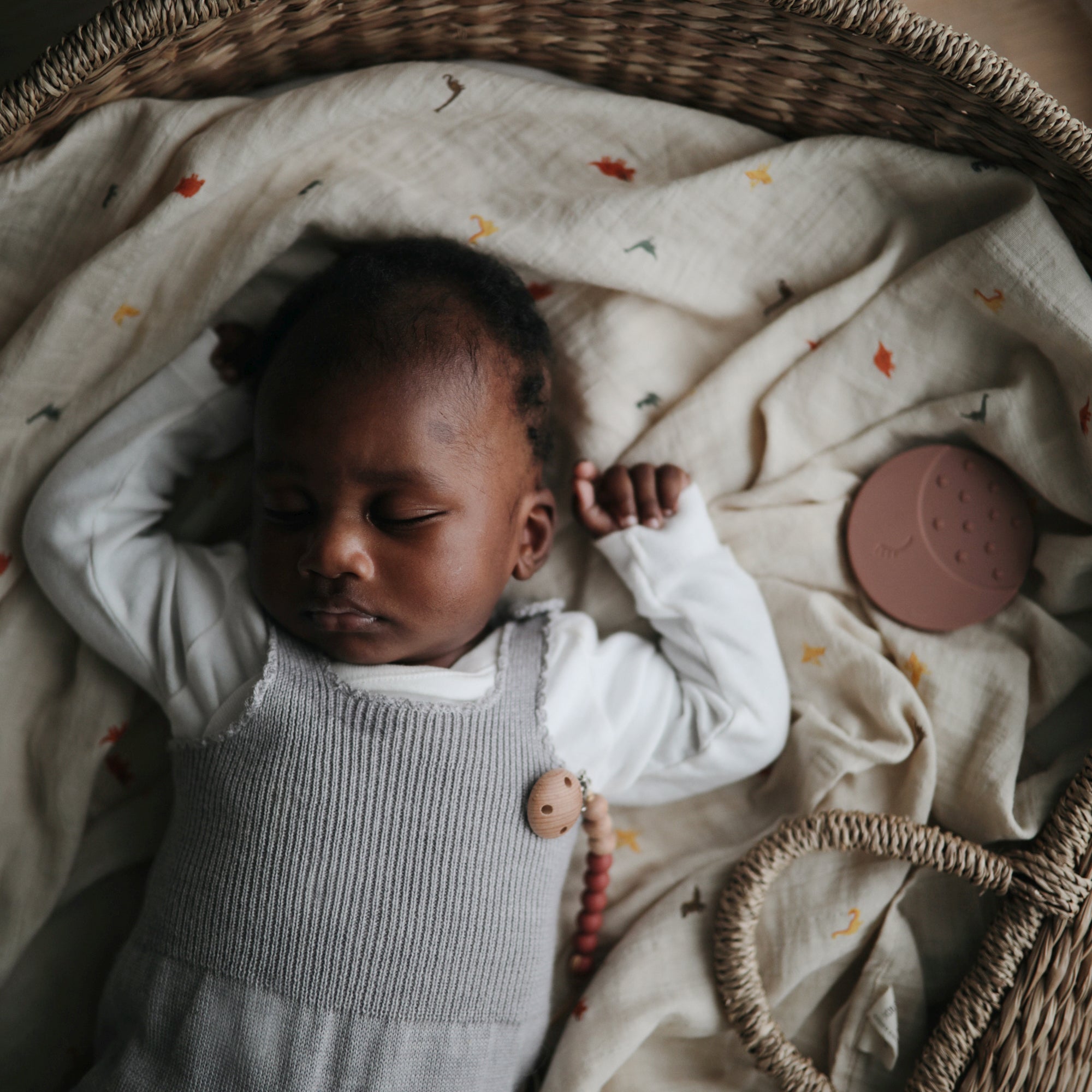 Organic Cotton Muslin Swaddle Blanket Swaddle Mushie