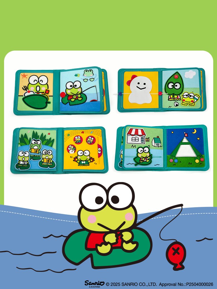 Keroppi Frog Busy Book