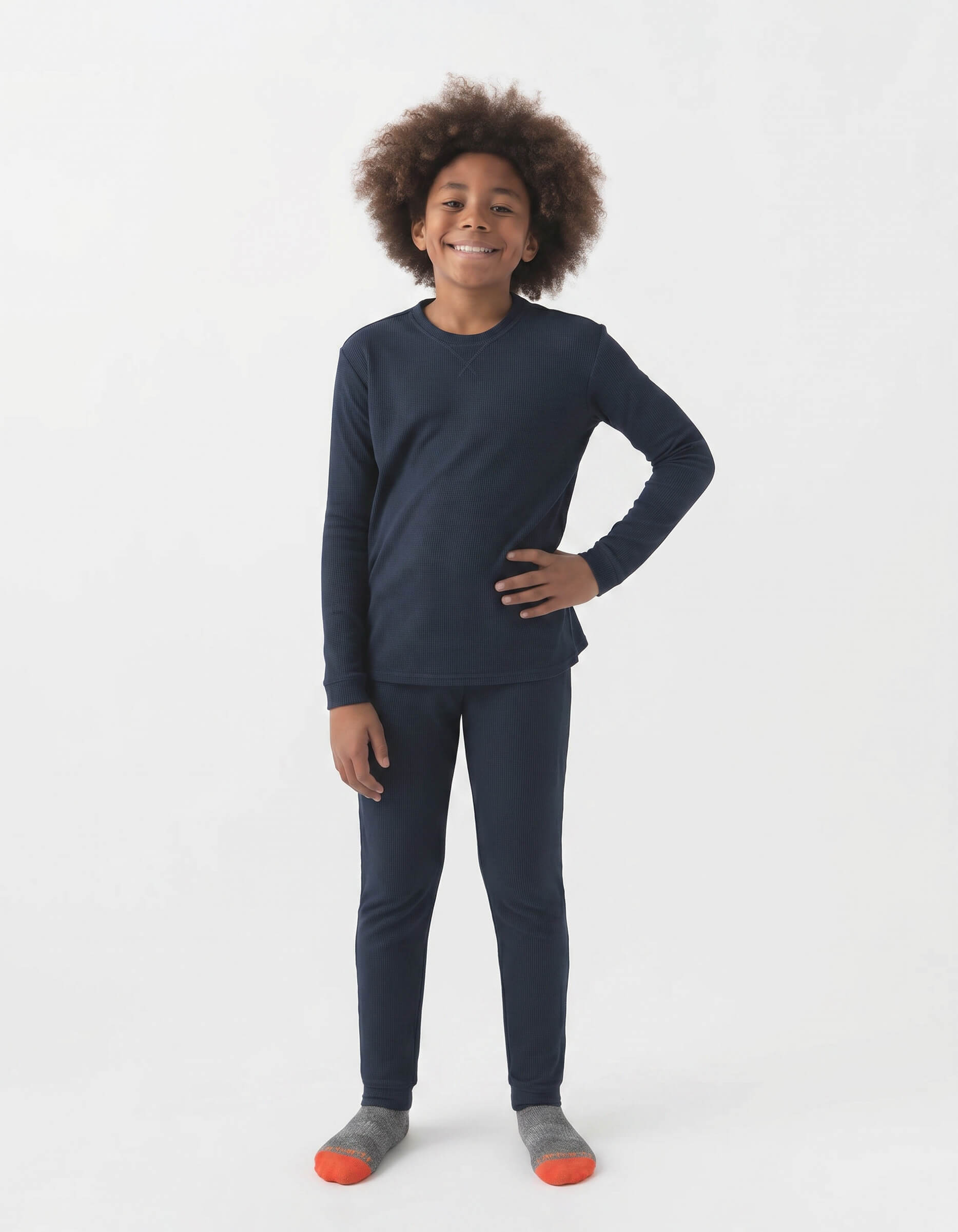 Children's Bamboo Waffle Knit Base Layer Set - Last Chance