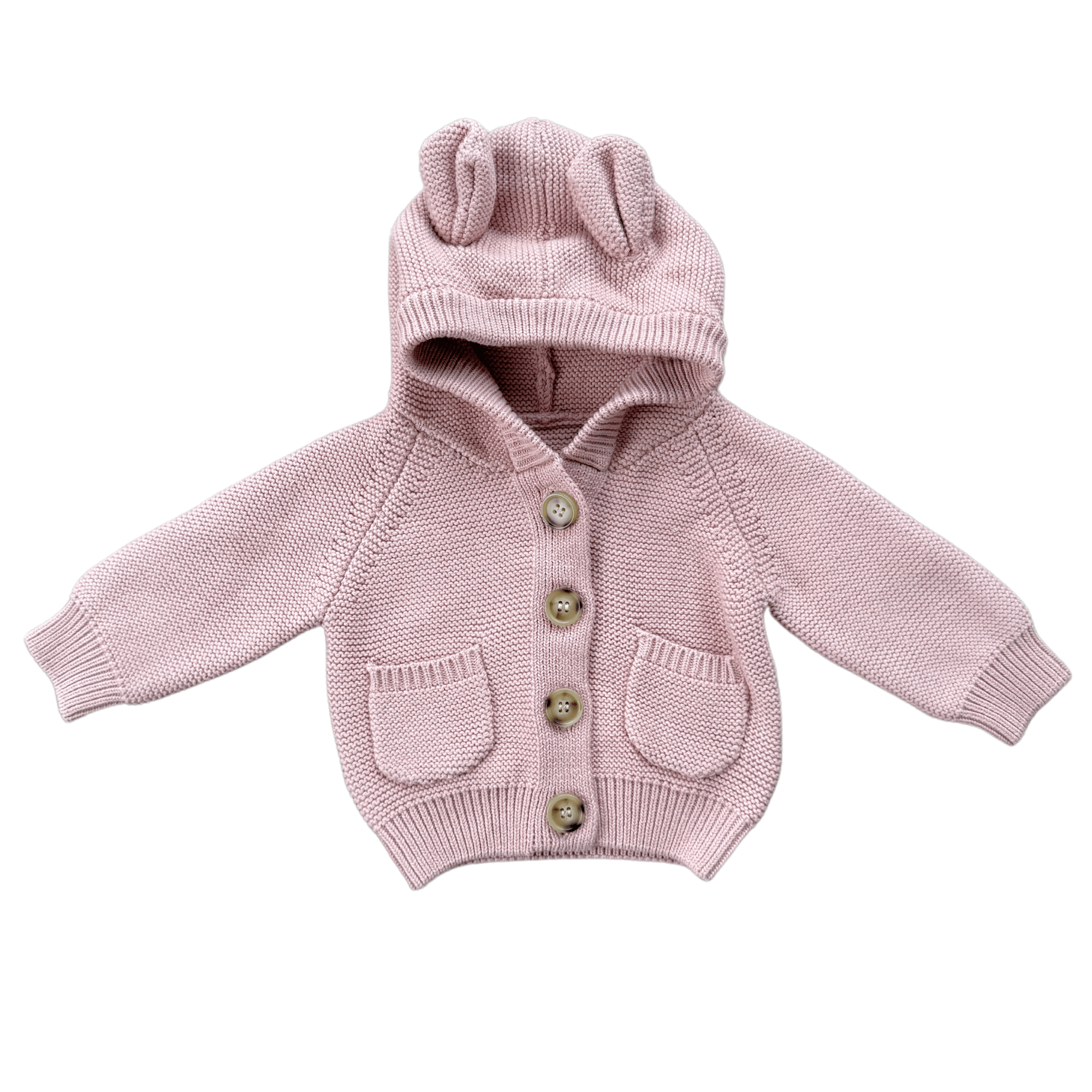 Baby Girl Knit Hoodie