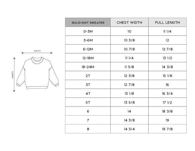 Girl's Knit Sweater