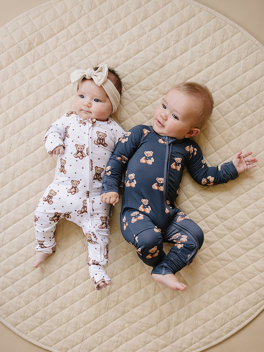 Bamboo Zip Romper | Bear Vibes