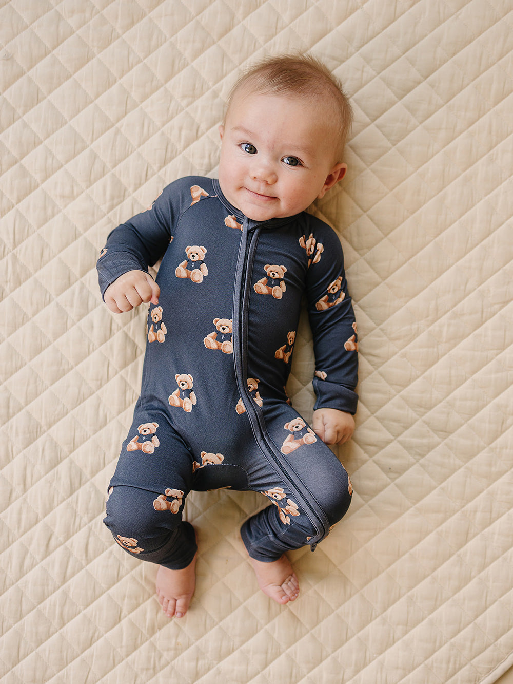 Bamboo Zip Romper | Bear Vibes