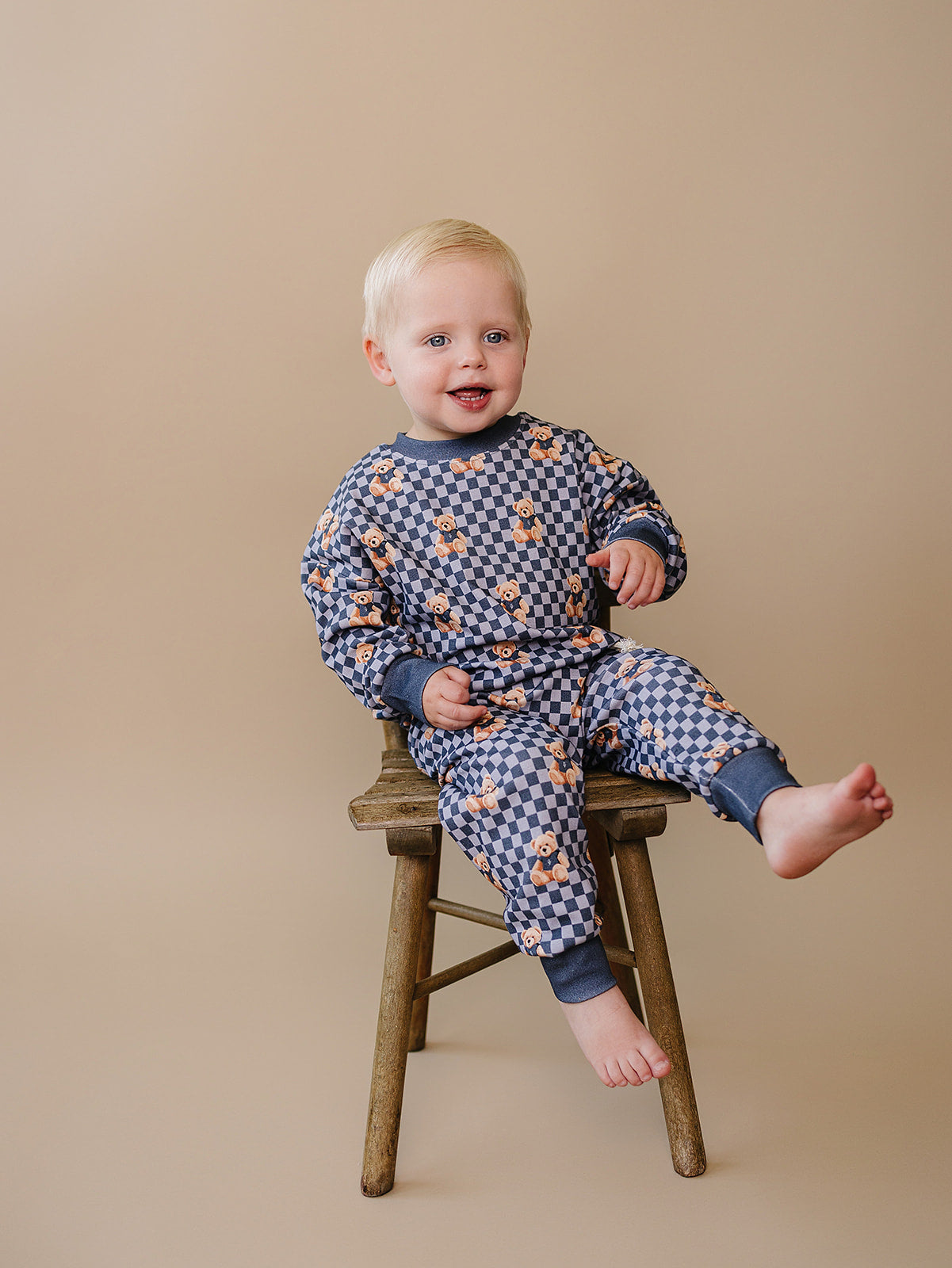 Jogger Set | Checkered Bear Vibes