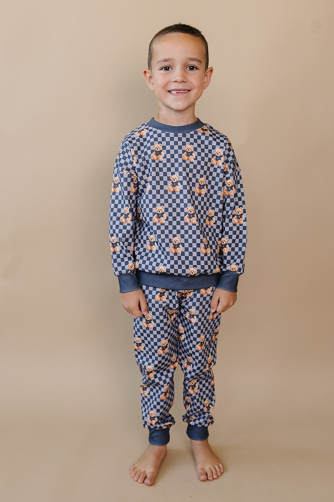 Jogger Set | Checkered Bear Vibes