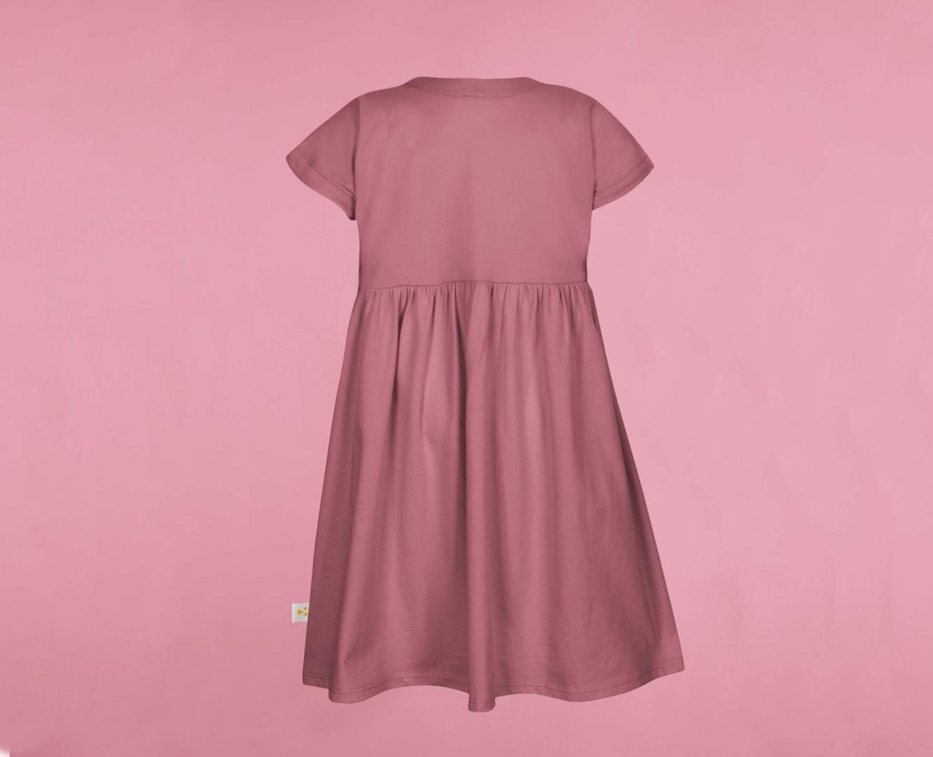 Organic Cotton Dress - Orchid