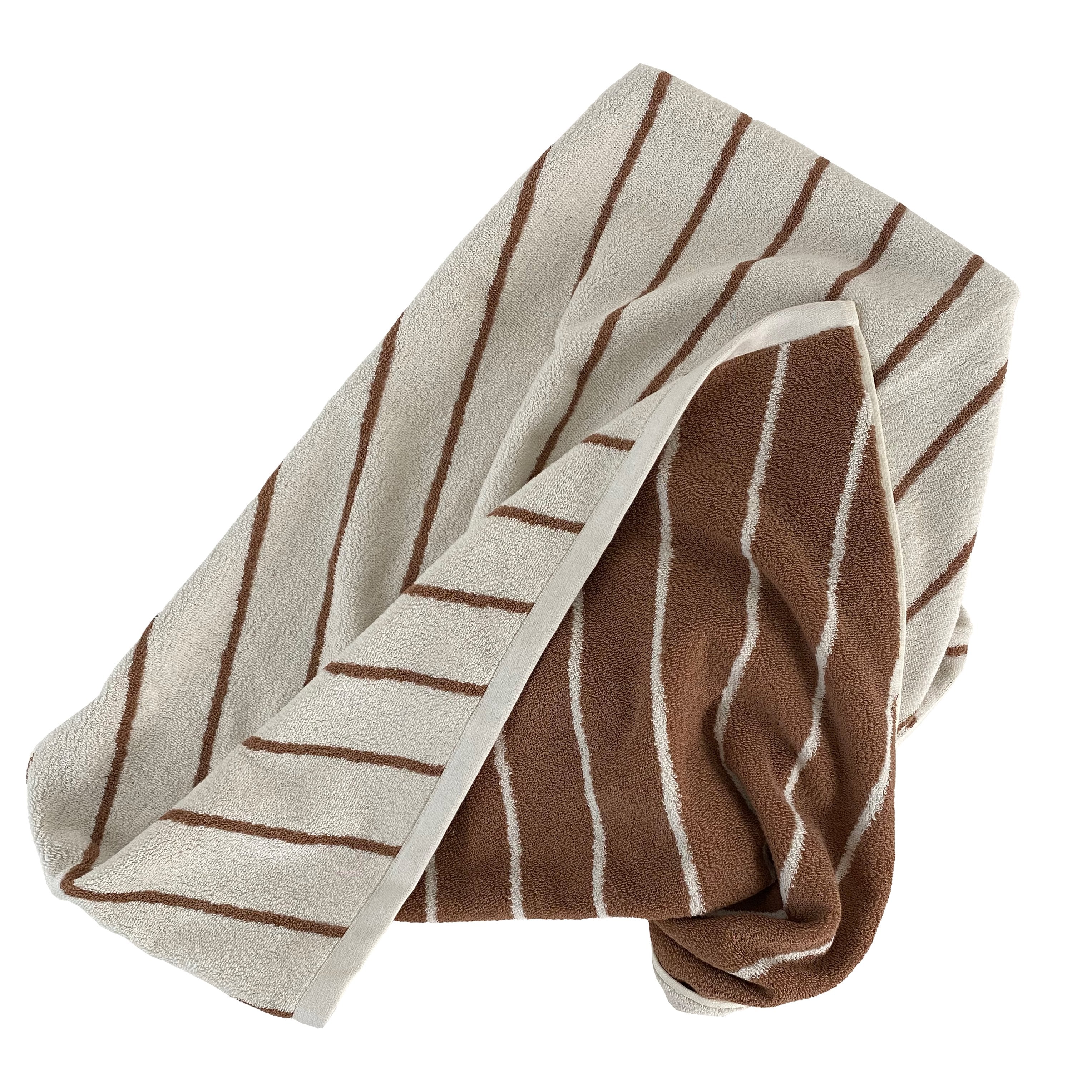 Raita Towel - Mini - Cloud / Caramel
