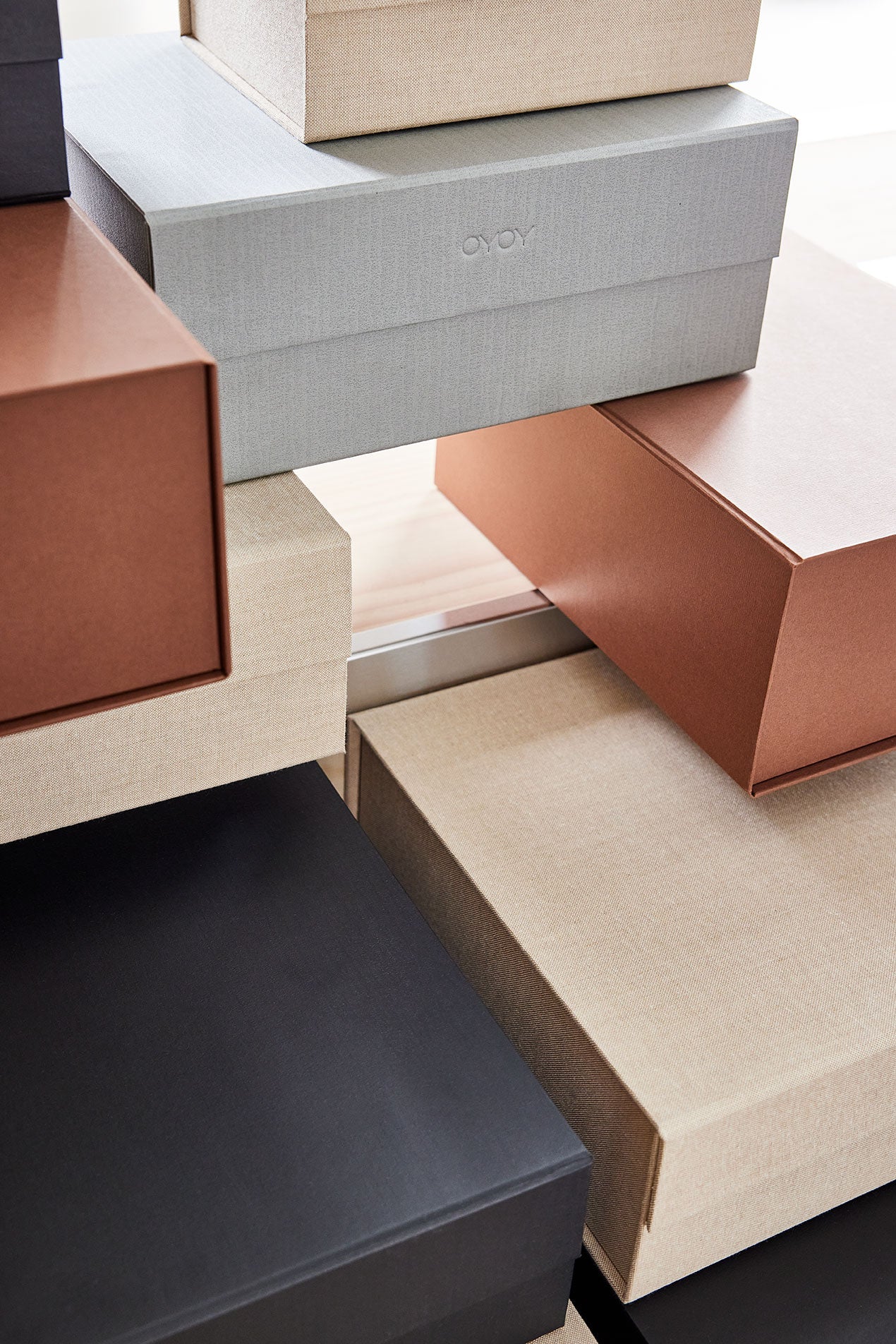 Hako Storage Boxes in Black