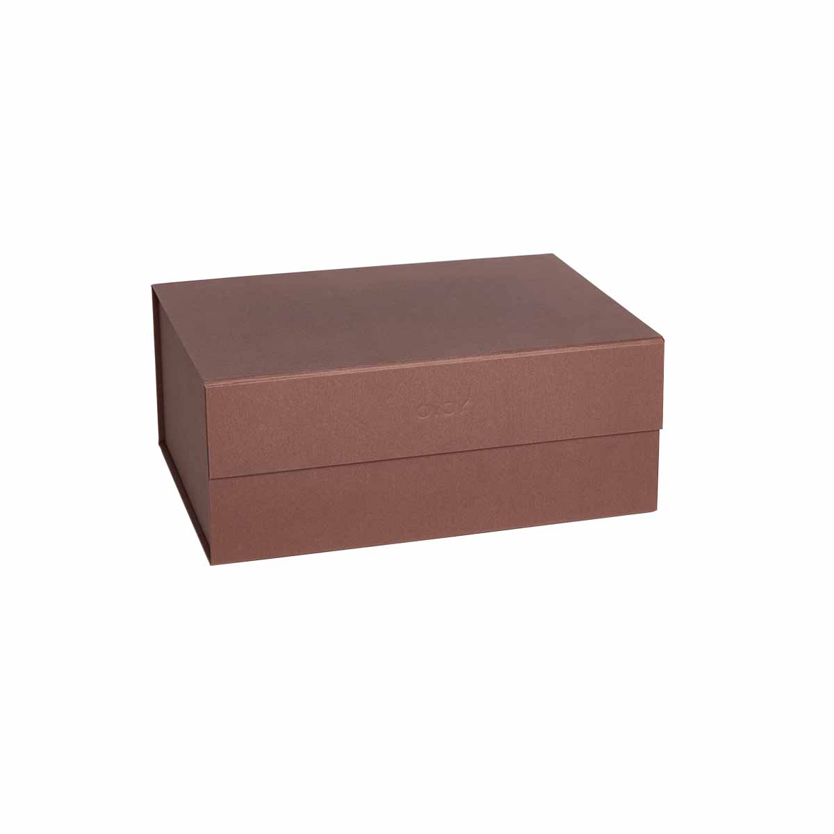 Hako Storage Boxes in Dark Caramel