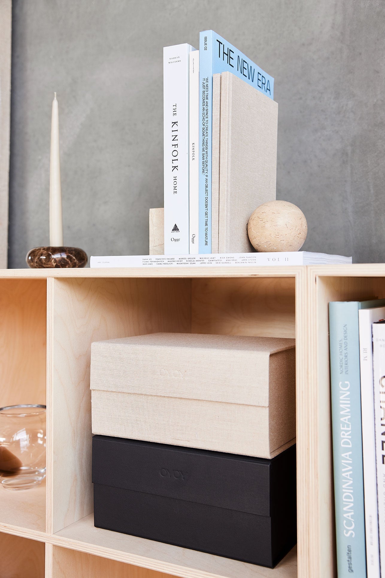 Hako Storage Boxes in Black