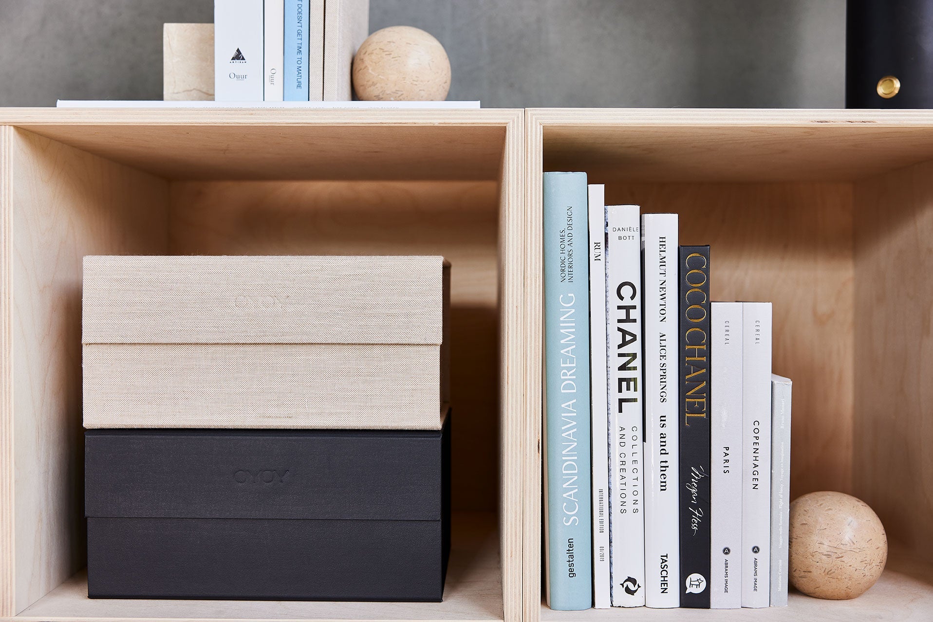 Hako Storage Boxes in Black