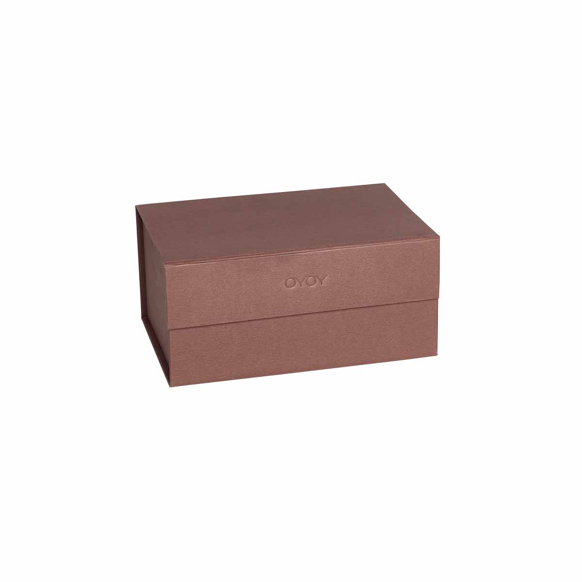 Hako Storage Boxes in Dark Caramel