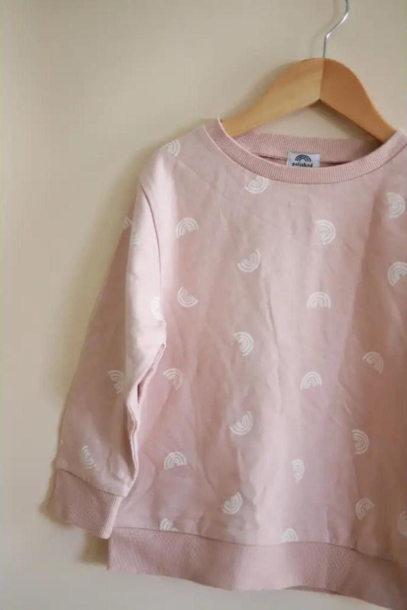 Baby Ditsy Rainbow Kids Pullover