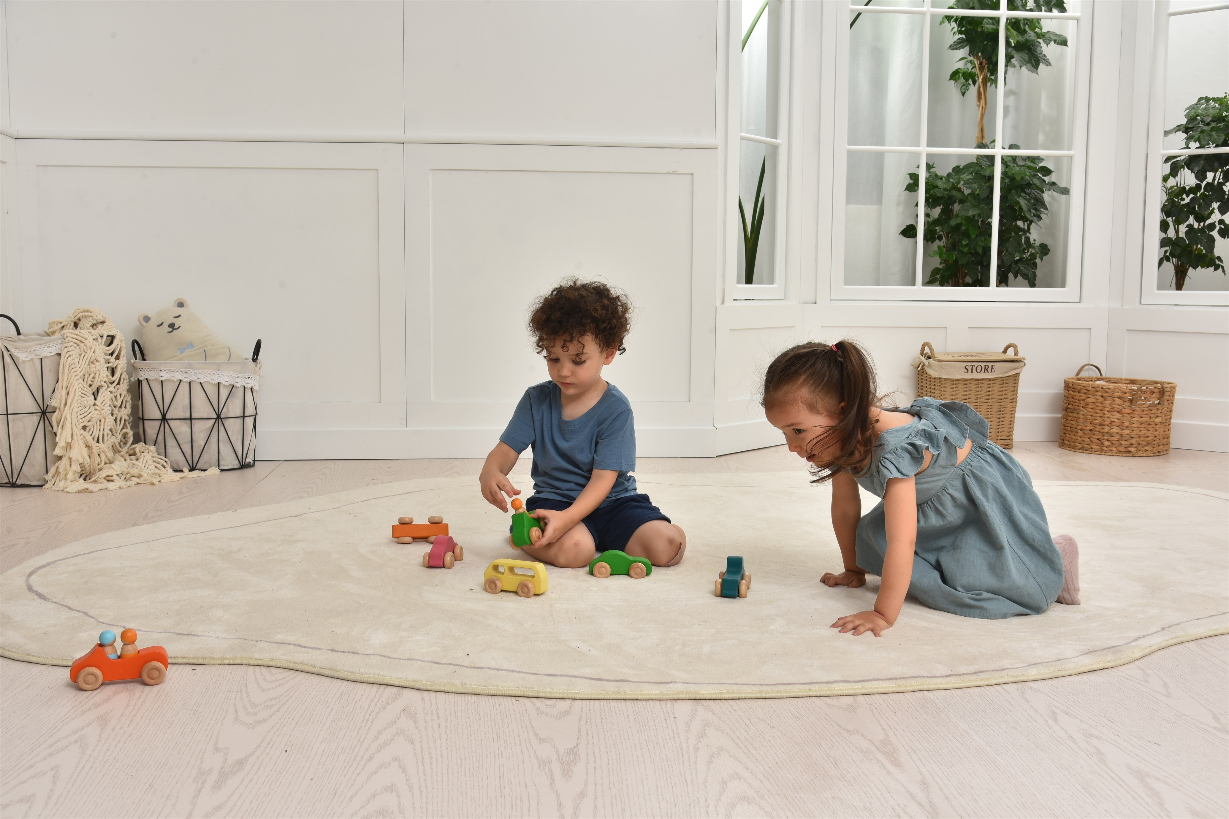 Wooden Car Toy set - 10 Piece Set Indoor Avenlur.com