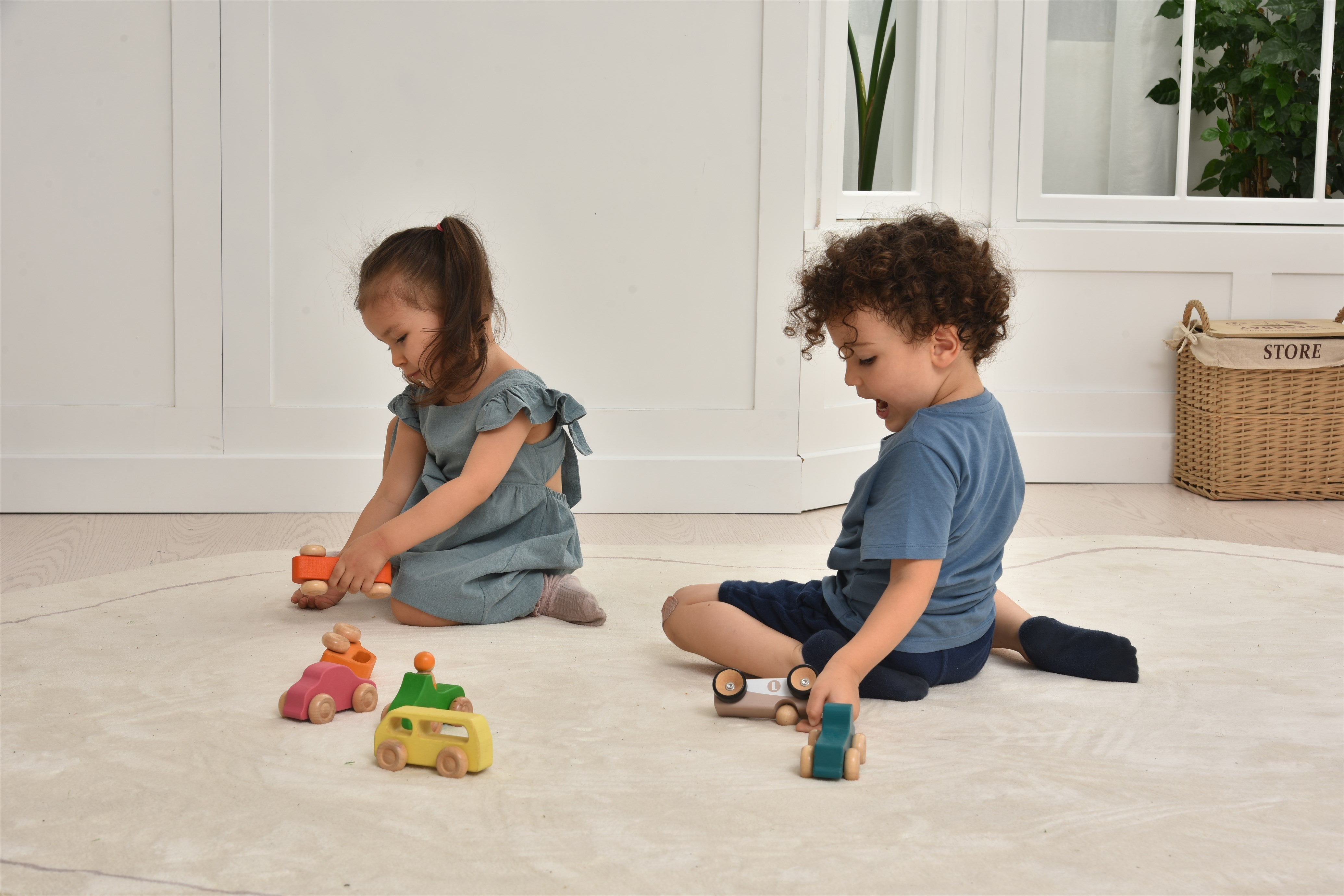 Wooden Car Toy set - 10 Piece Set Indoor Avenlur.com