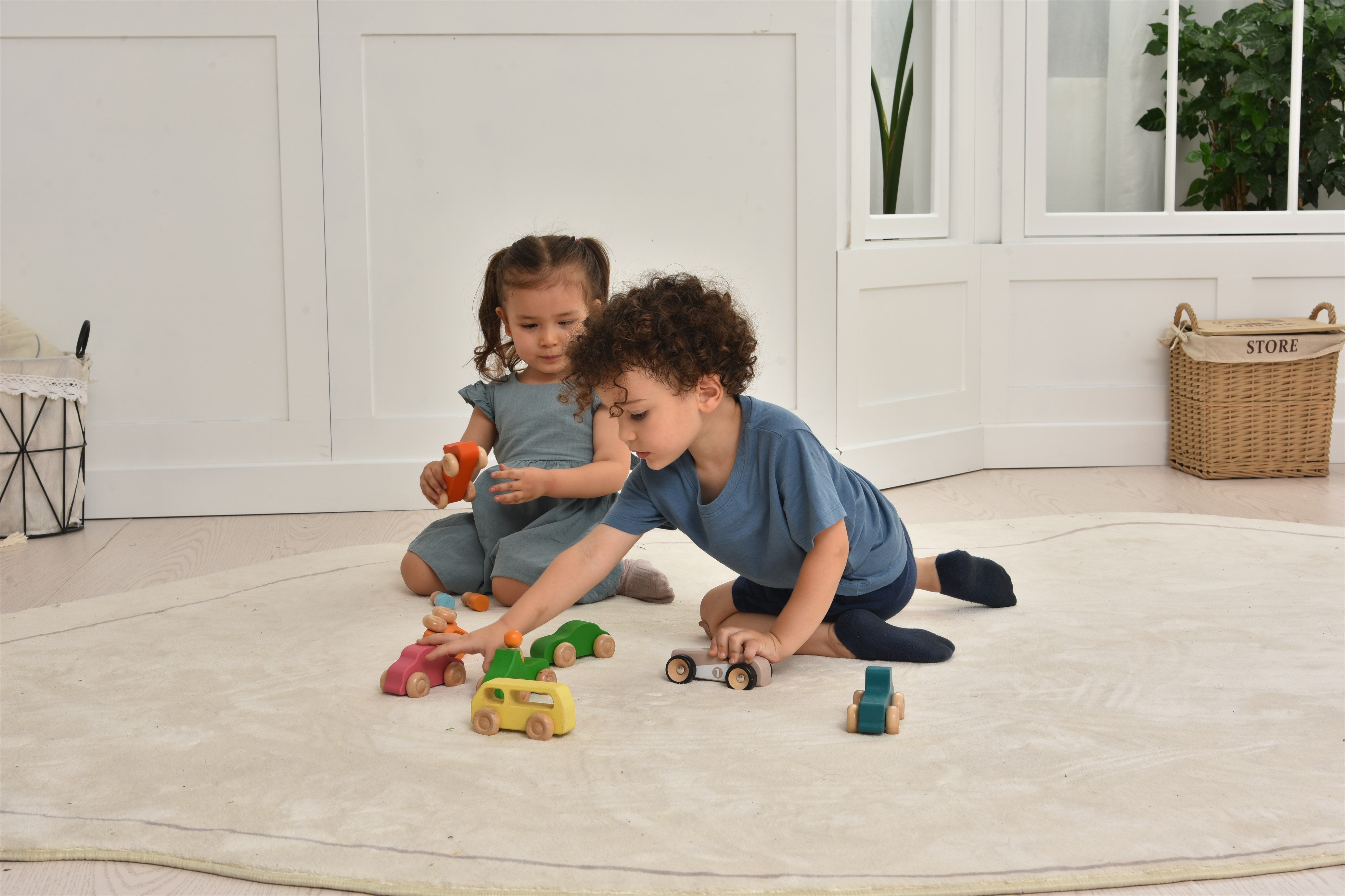 Wooden Car Toy set - 10 Piece Set Indoor Avenlur.com