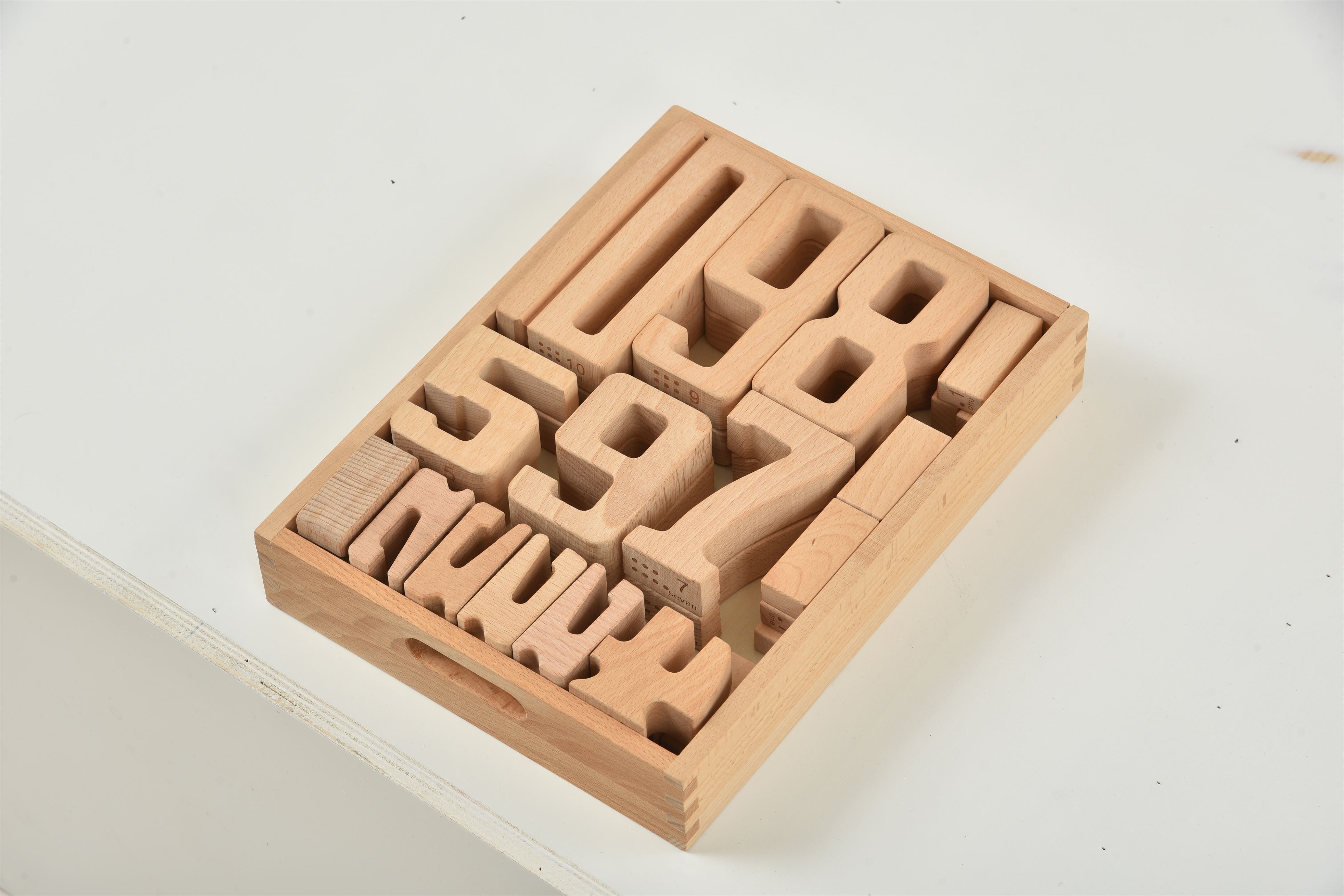 Number Blocks - Montessori Large Wooden Blocks Indoor Avenlur.com