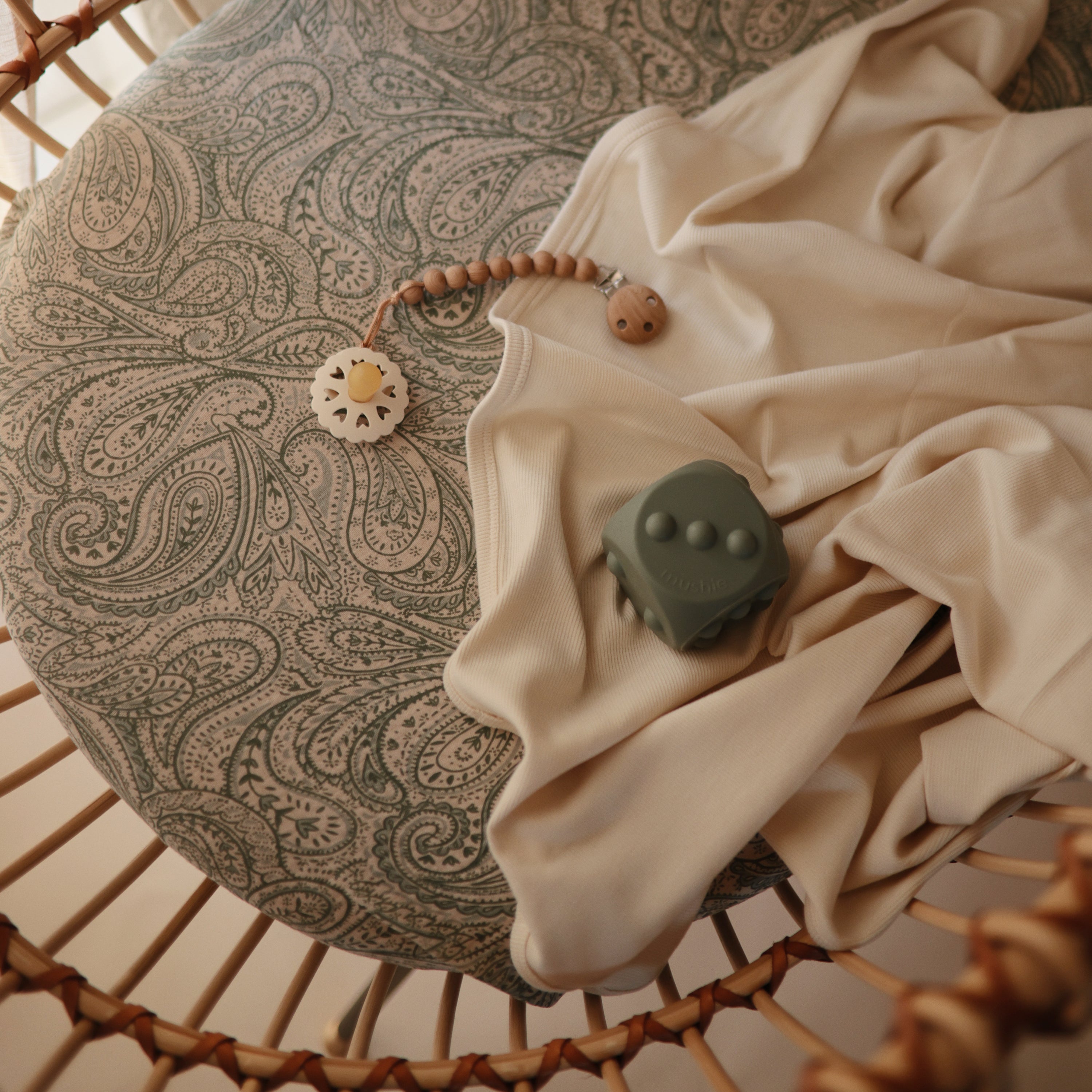 Mini Muslin Crib Sheet mini crib sheet Mushie