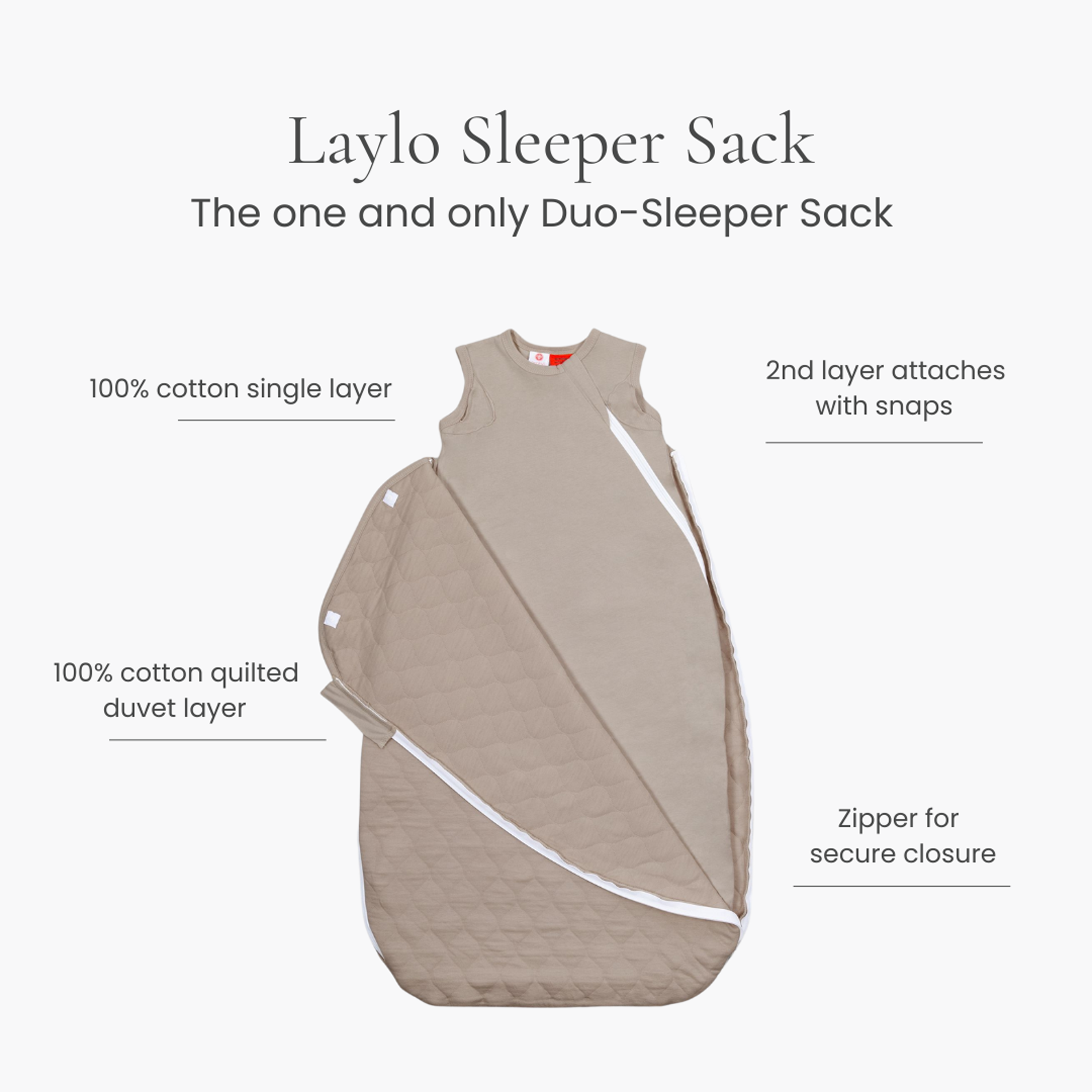 Laylo Sleeper Sack™ DUO (Sheet + Comforter)