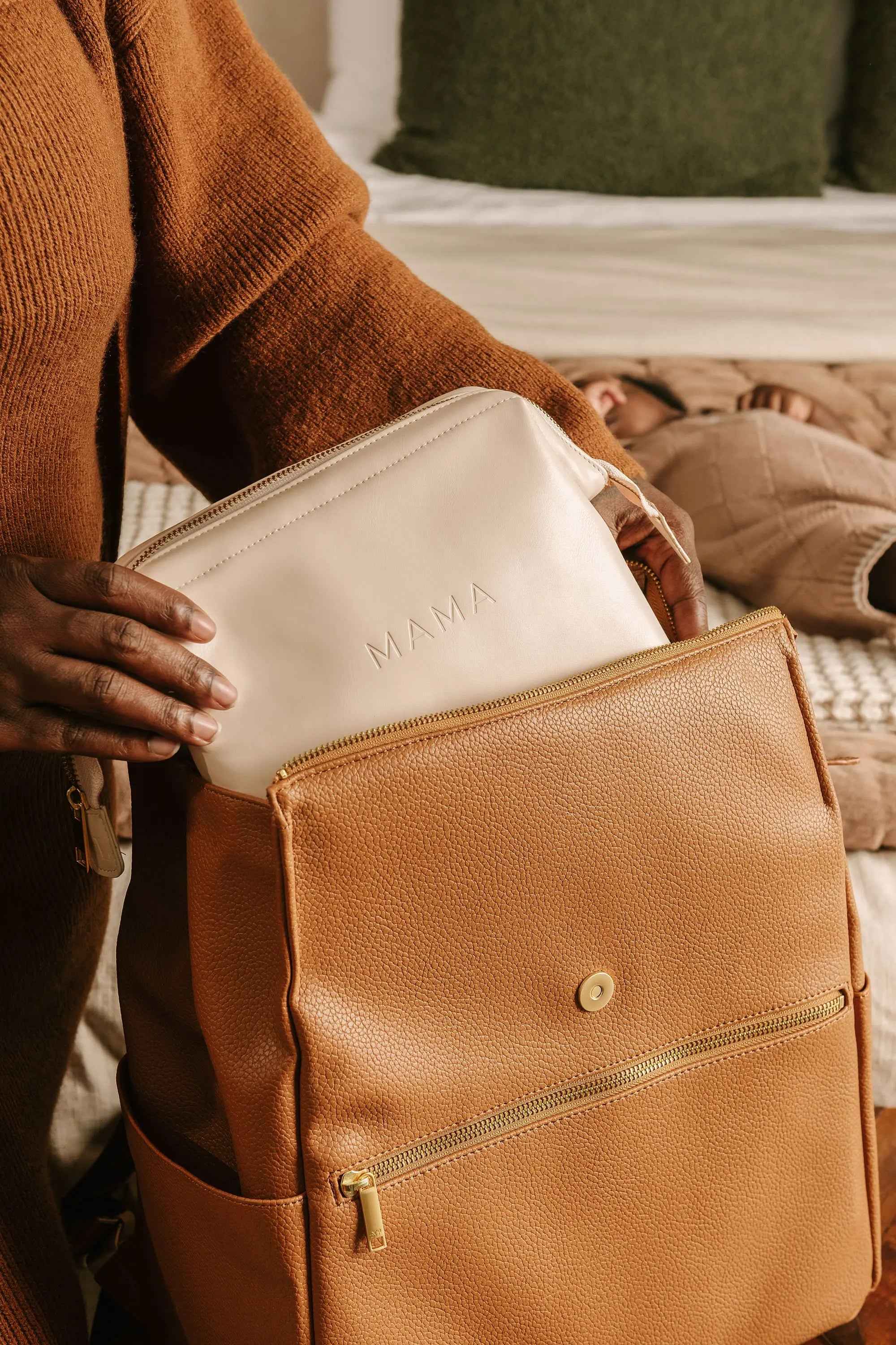 'Mama' Vegan Leather Bag