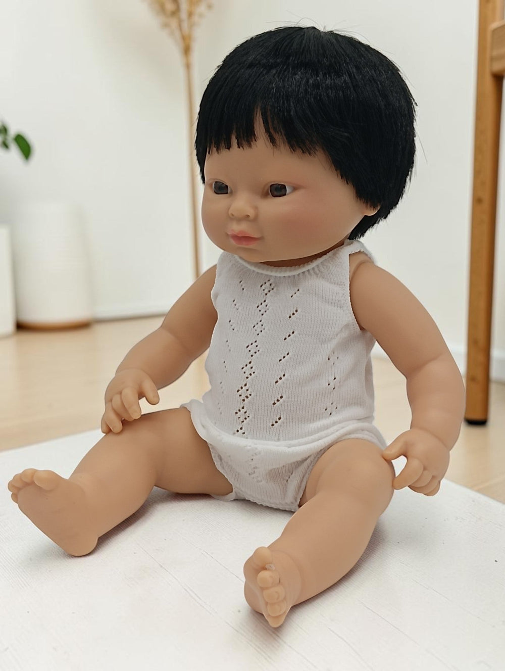 Bebenita 12" Baby Boy Doll - Leon | Unscented & Fully Clothed