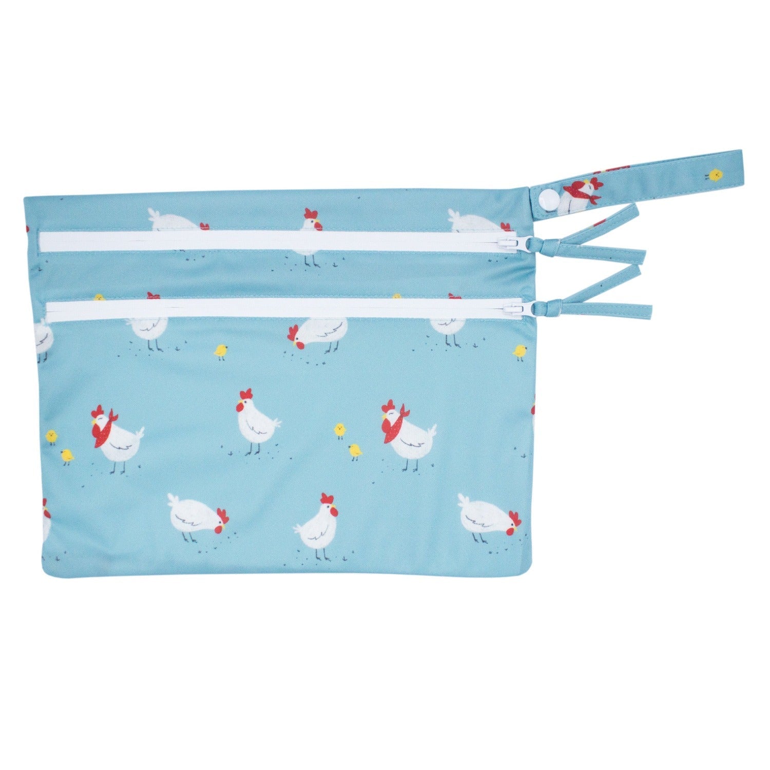 Little Chickies - Waterproof Wet Bag (For mealtime, on-the-go, and more!) BapronBaby