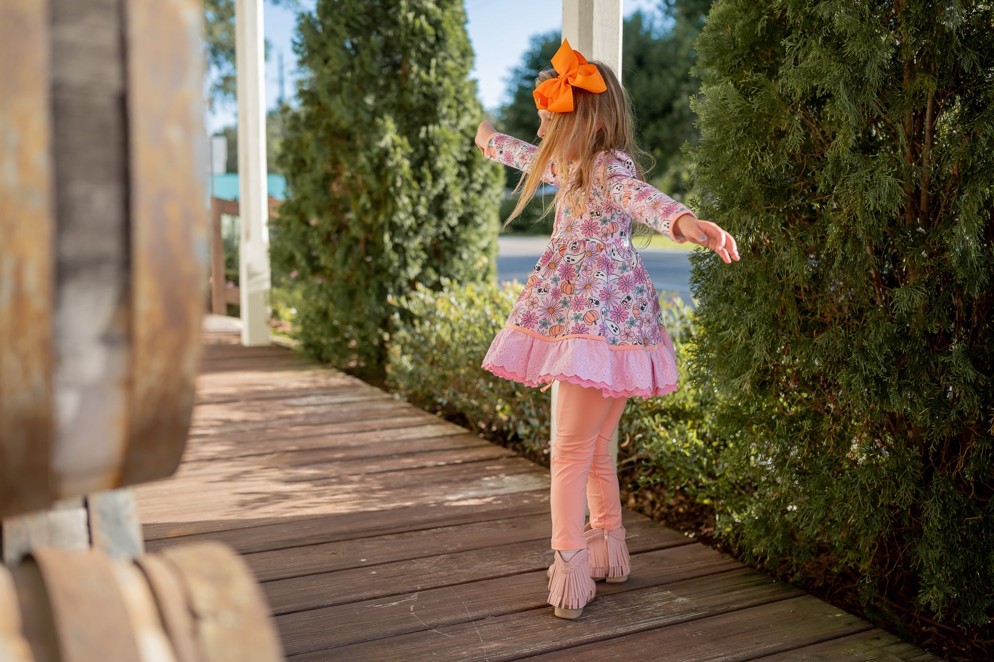 Pumpkins and Ghosts Long Sleeved Playset