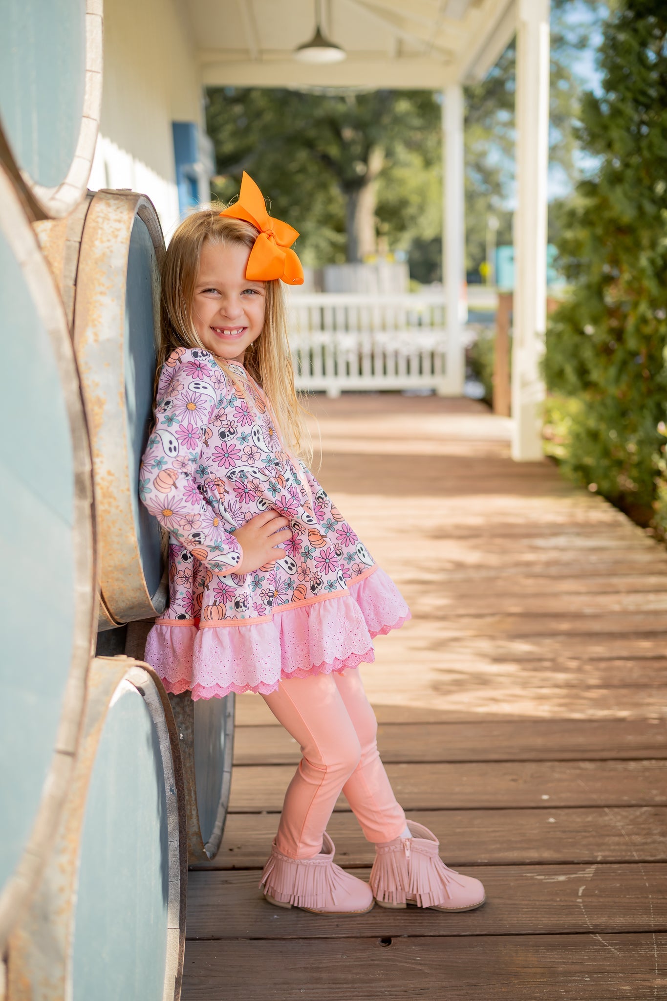 Pumpkins and Ghosts Long Sleeved Playset