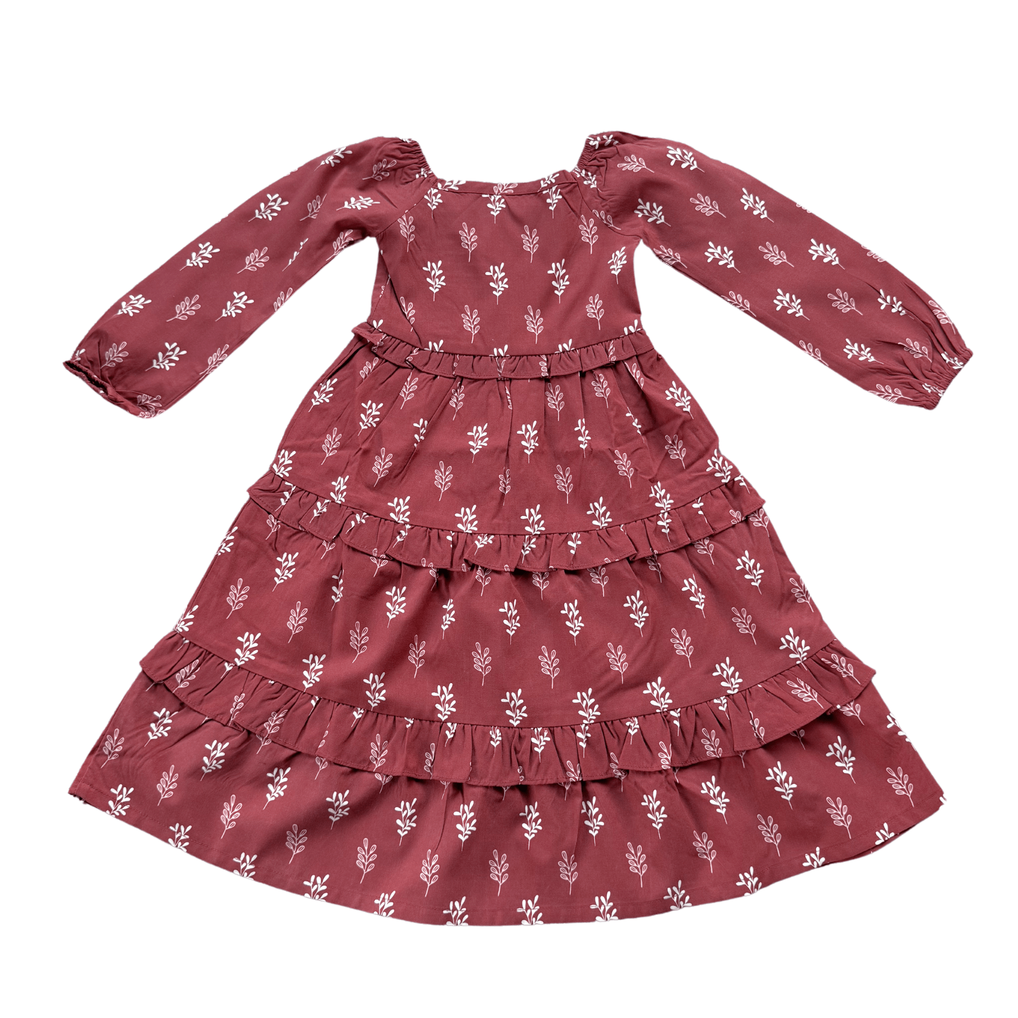 Girl's Long Sleeve Maxi Dress