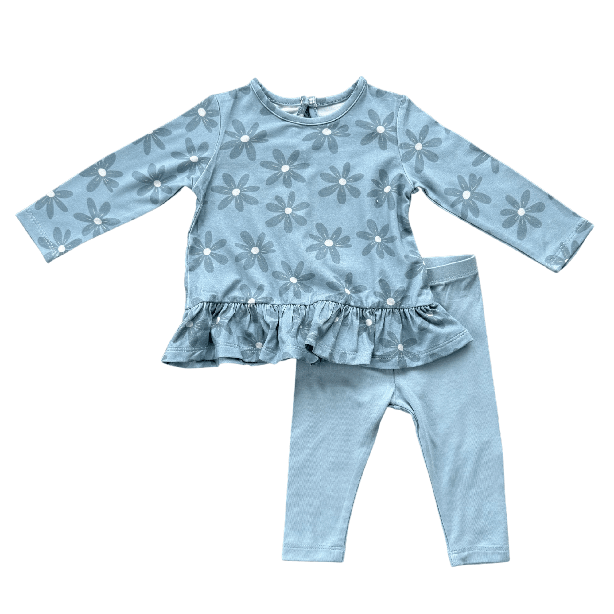 Girl's Long Sleeve Peplum Set